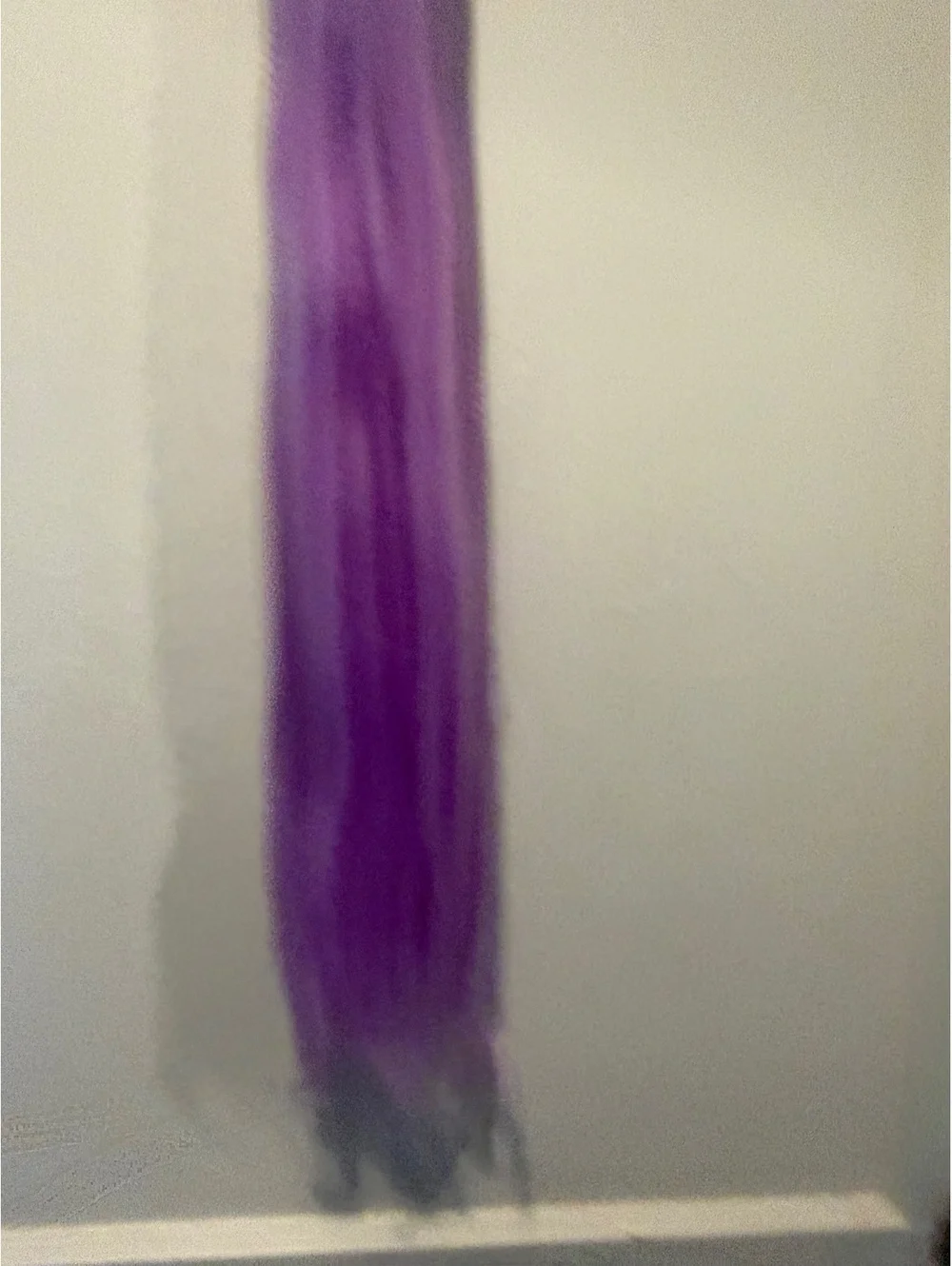 Handmade Purple to Pink Pigtail Hair Extensions - super soft and silky